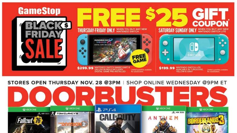 GameStop Black Friday 2019 ad posted: Tons of Switch, PS4, and Xbox One deals – BGR