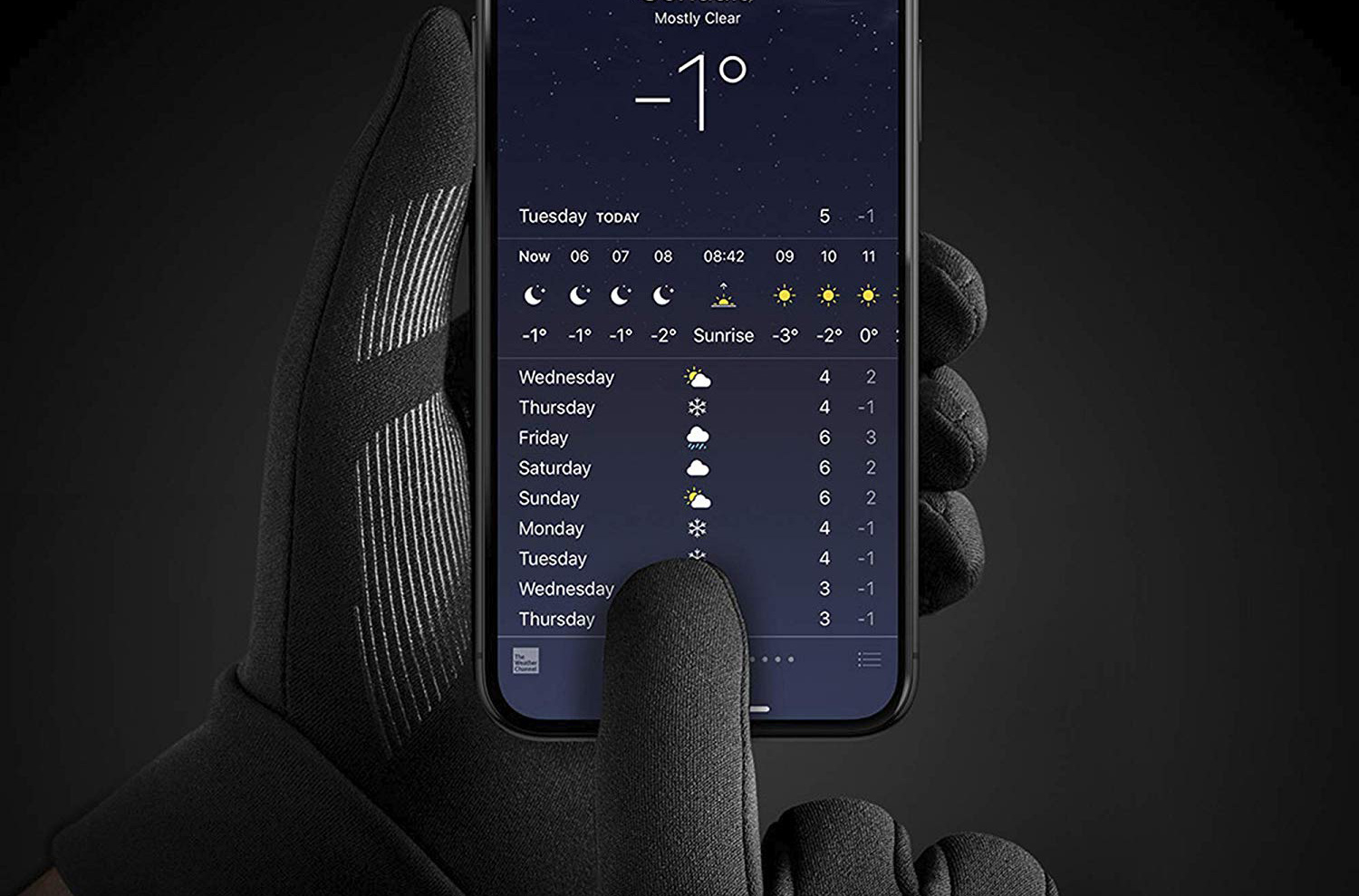 thinsulate touchscreen gloves