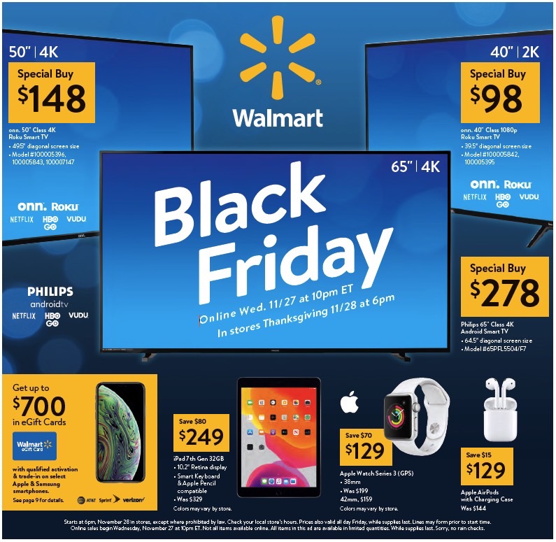 Black Friday ads 2019: , Best Buy, Walmart, Target, and