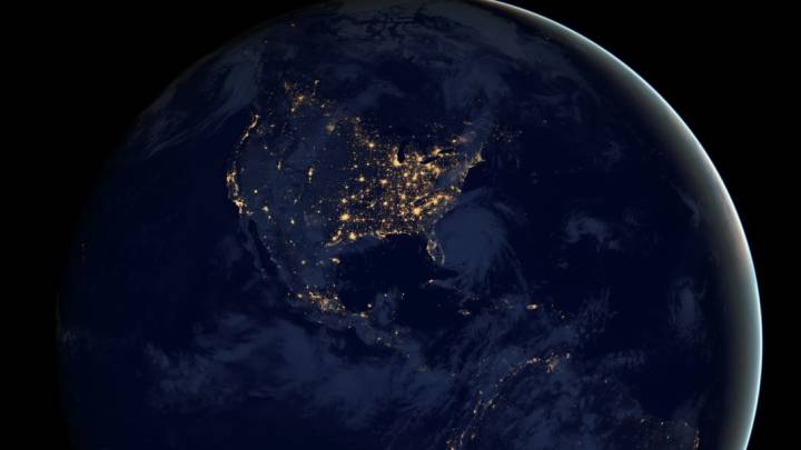 earth at night earth at night