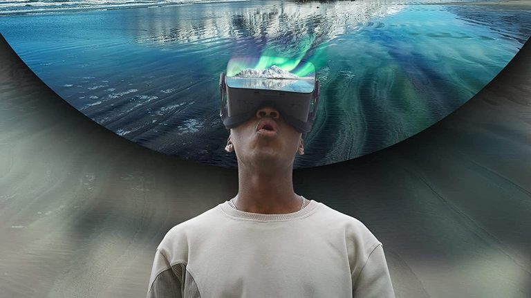 VR headset collecting data for digital immortality