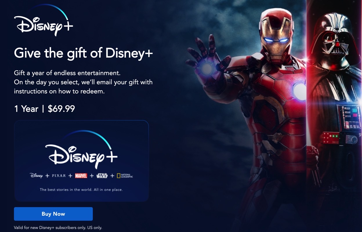 Disney Digital Gift Subscription Cards Go Live Right In Time For Christmas