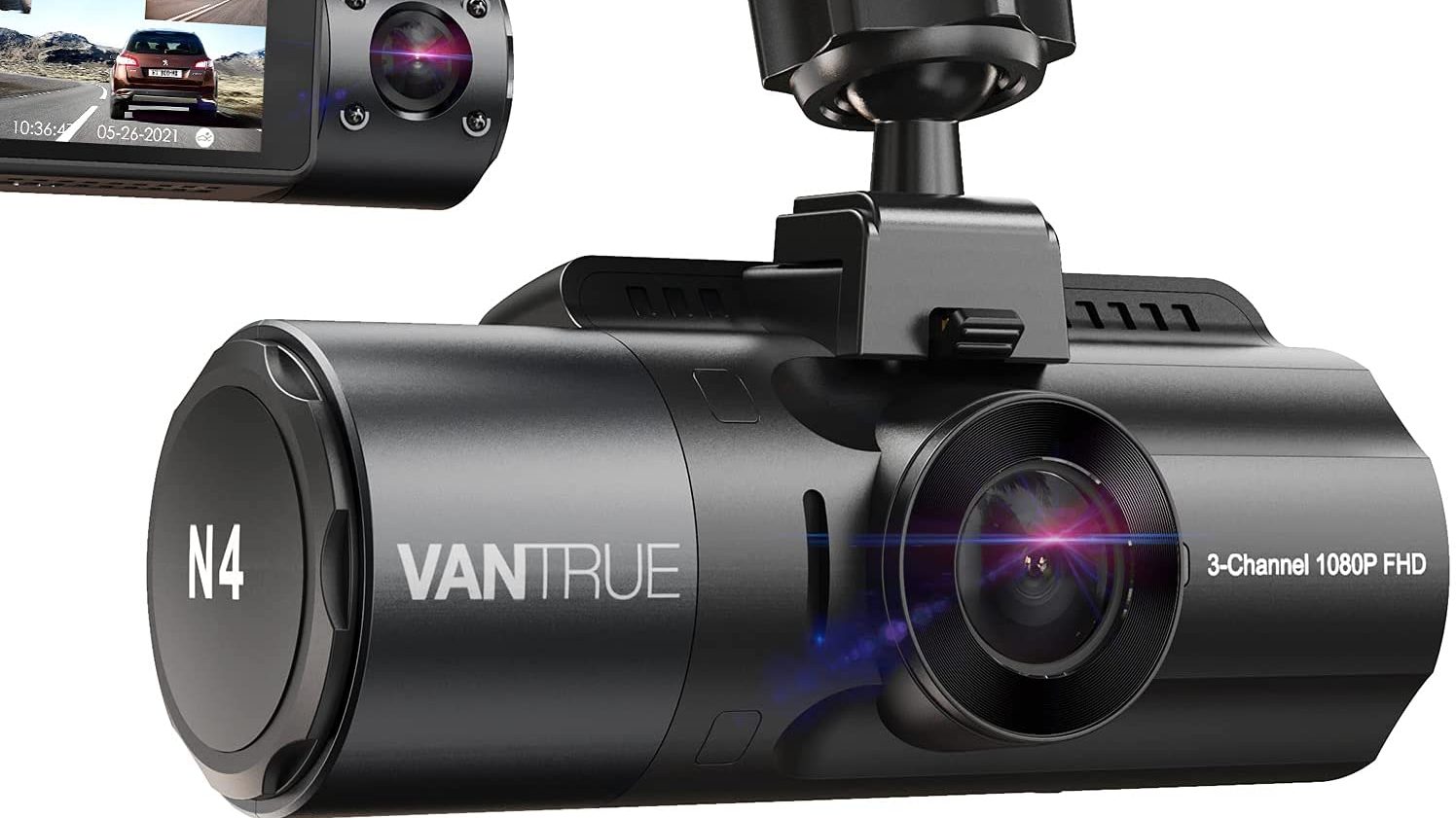 Vantrue N4 3 Channel Dash Cam: The Best Dash Cam for Uber Drivers