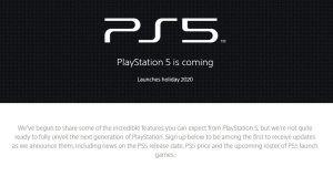 PS5 News Update