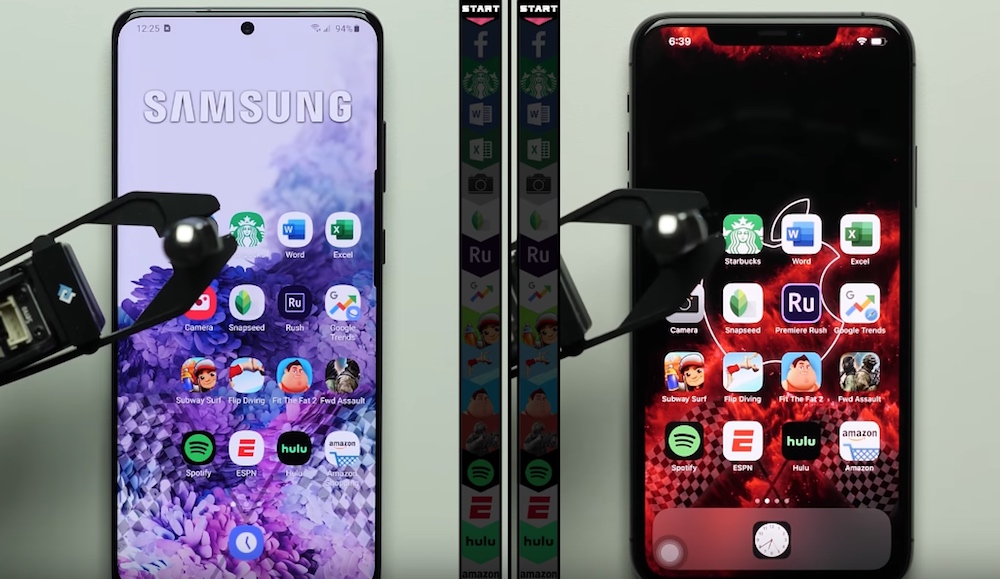 iPhone 11 Pro Max vs. Galaxy S20 Ultra speed test results are shocking