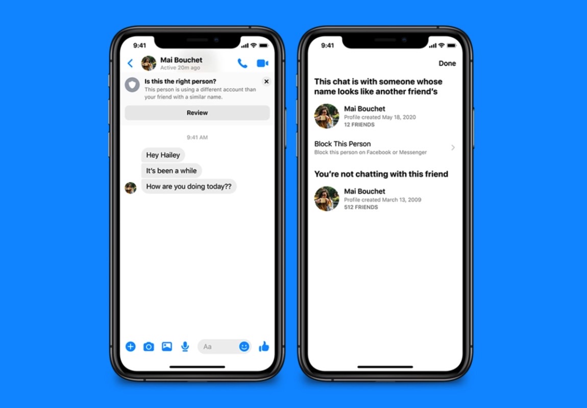 Facebook Messenger's new security features should protect you from scammers