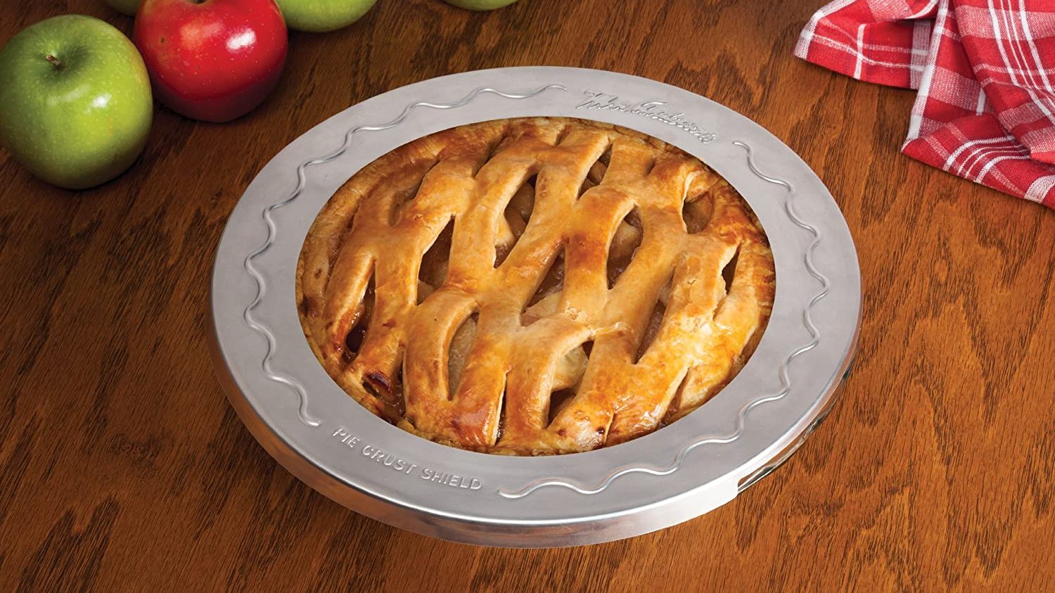 Pie Pans Luxtrip 2 Pack Pie Crust Shield Silicone Pie Protectors ...