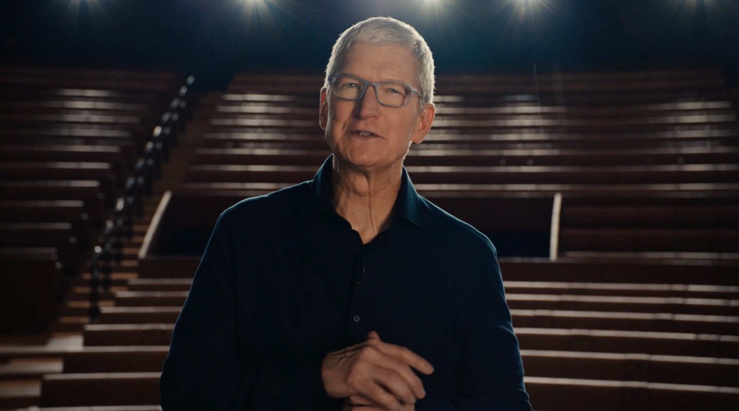 Tim Cook speaking