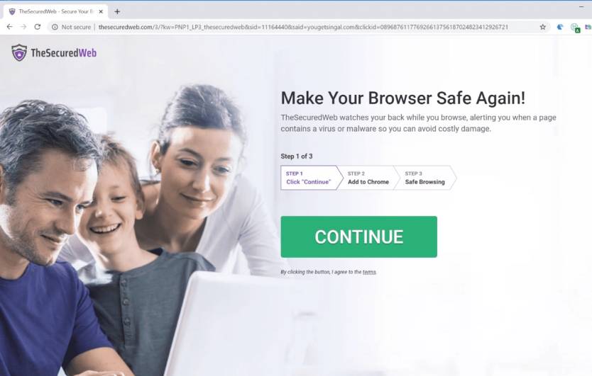 Malicious Google Chrome Add-on