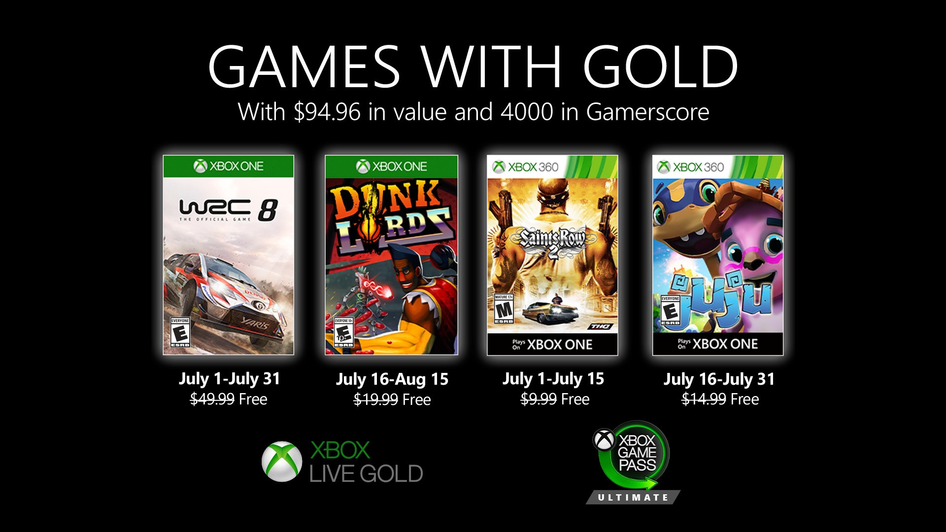 Every Free Xbox One And Xbox 360 Game You Can Get In July Bgr