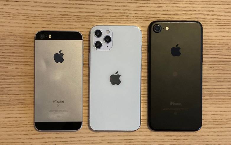 iPhone 12 size comparison: 5.4-inch iPhone 12 vs. iPhone 7 vs. iPhone