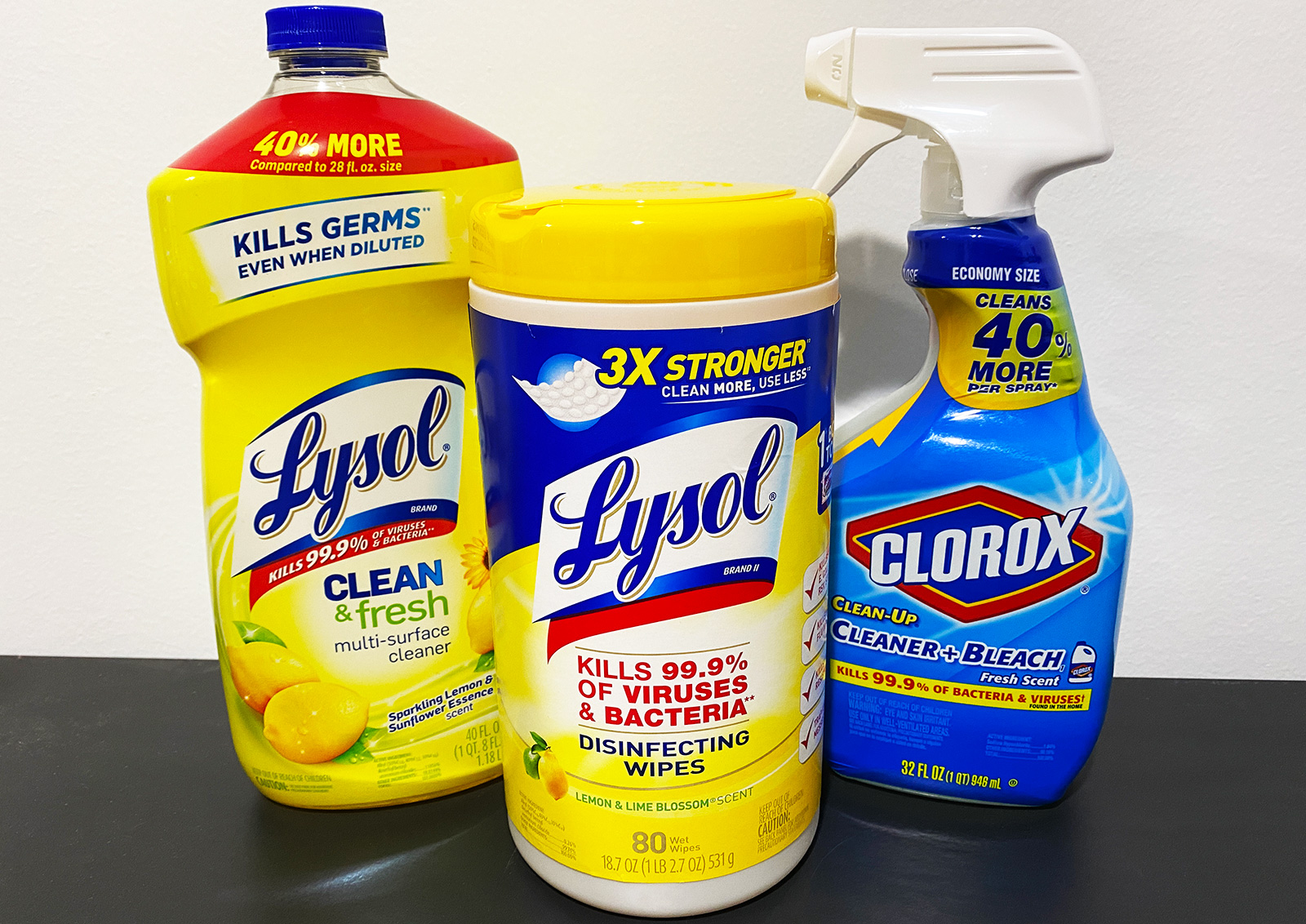 Lysol and Purell wipes are available again for real BGR