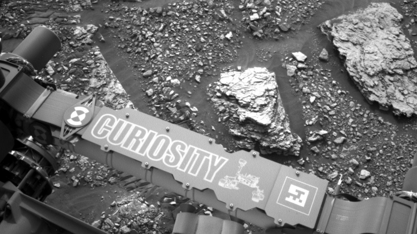 curiosity drilling target