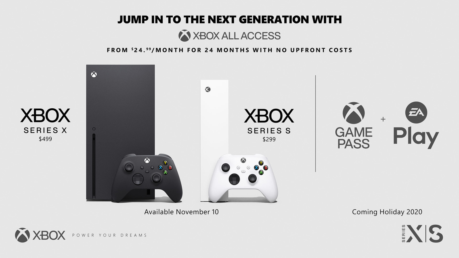 xbox series s preorder date