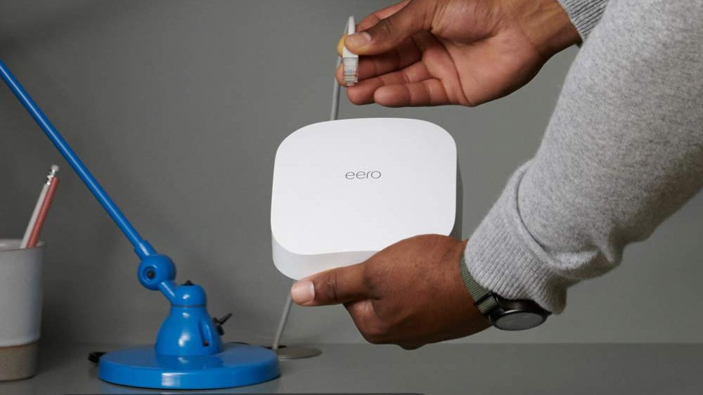 ring system eero router inside home
