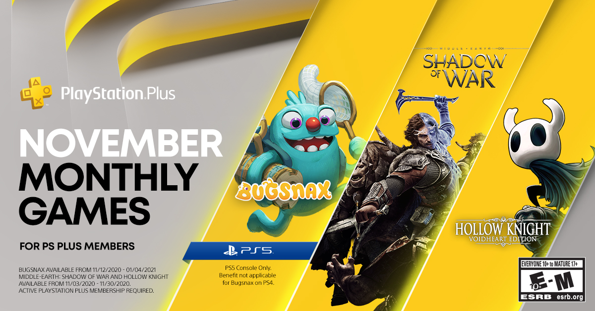 Every free PS5 and PS4 game coming to PS Plus in November 2020