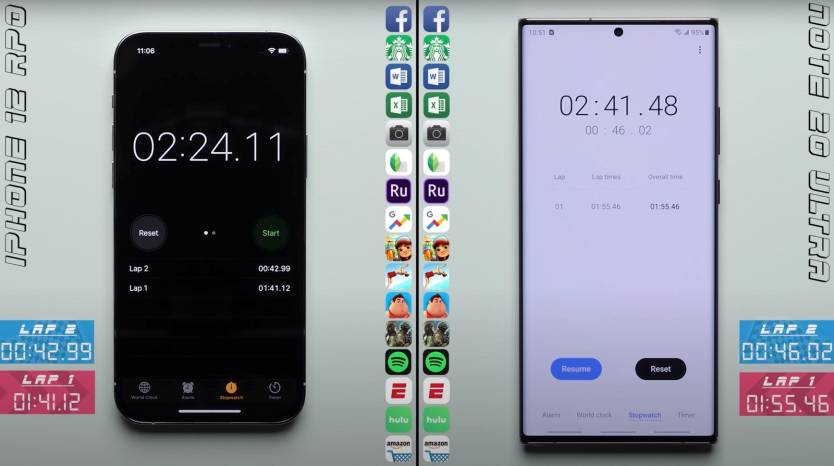 iPhone 12 Pro vs. Galaxy Note 20 Ultra