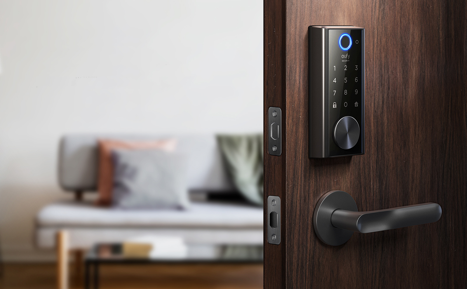 Unlock your door the same way you unlock your phone with eufy’s stunning Smart Lock Touch