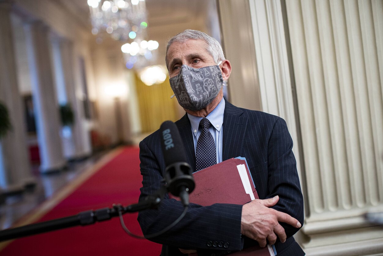 Dr. Anthony Fauci speaks at White House