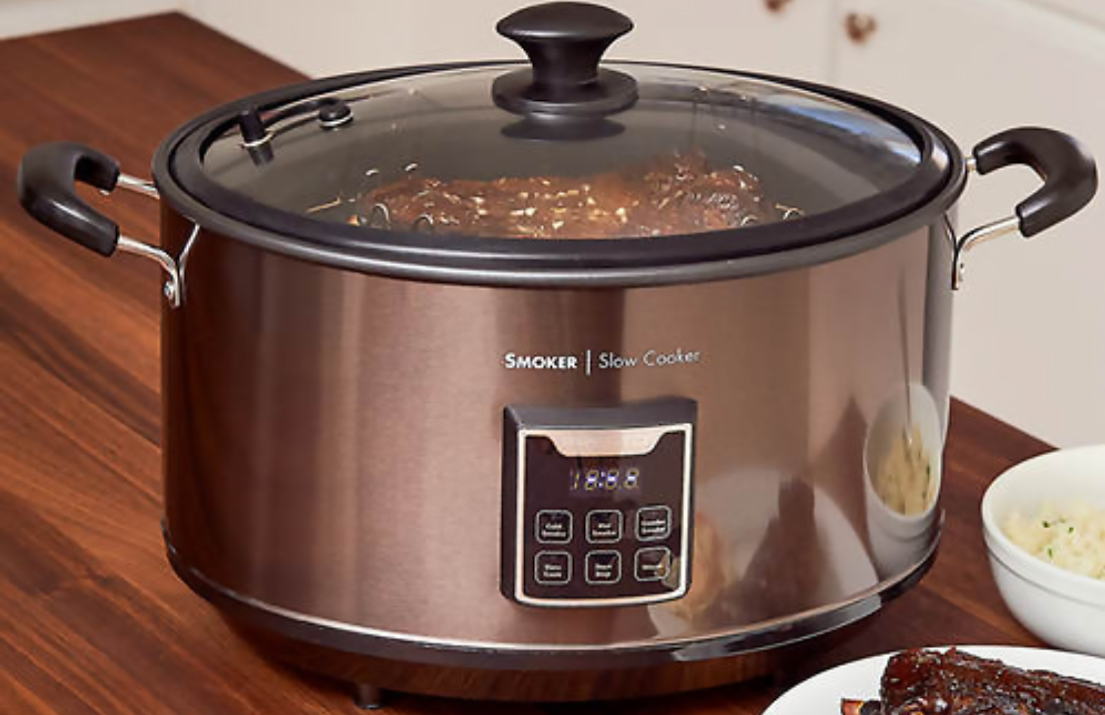 Presto indoor electric best sale smoker & slow cooker