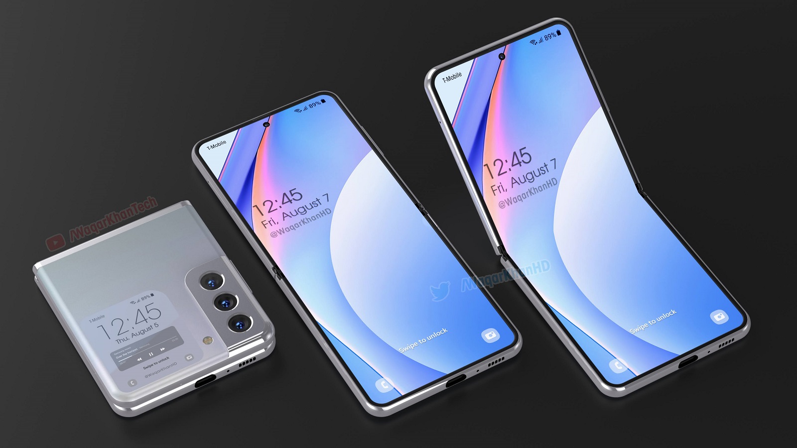 Samsung Galaxy Z Flip 3 Gucci Edition imagined in concept renders