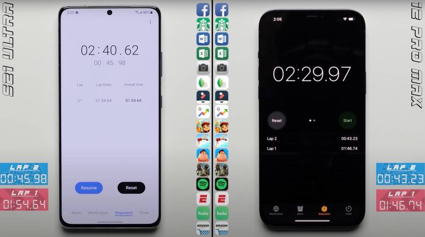 Galaxy S21 Ultra vs. iPhone 12 Pro Max