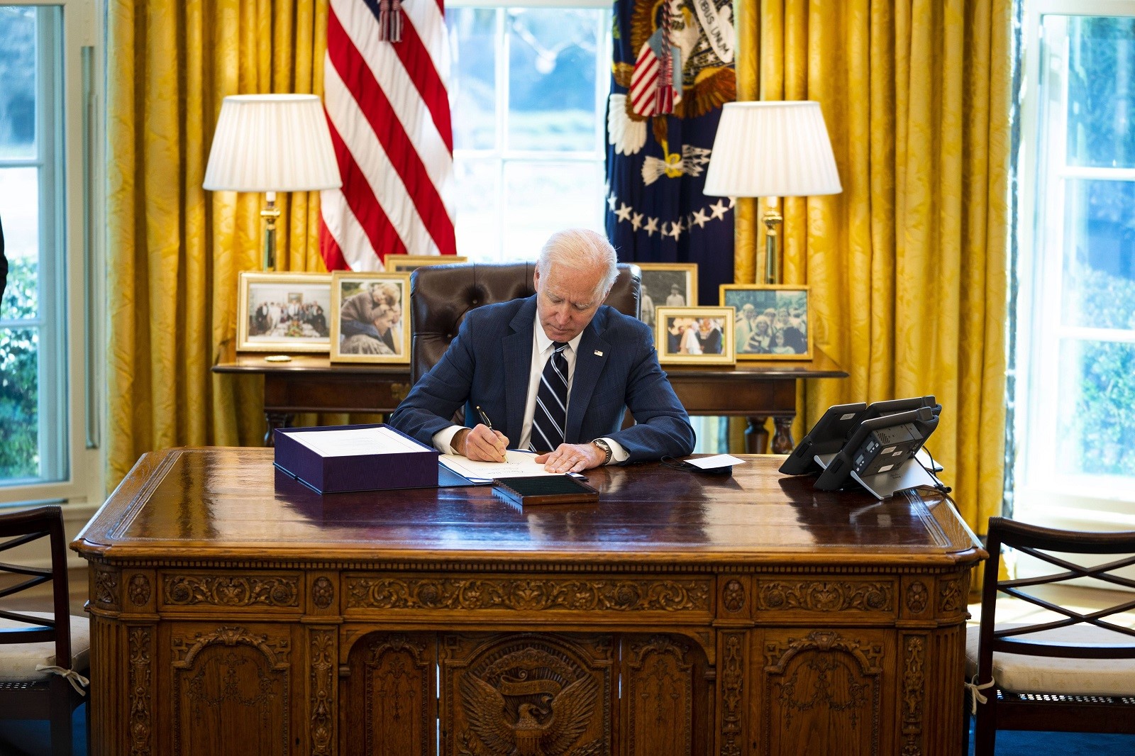 Biden signs the American Rescue Plan