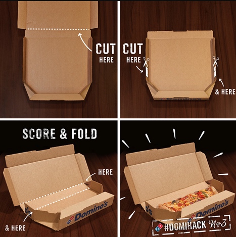 Store your leftover pizza in this truly revolutionary space-saving container  that's small enough to fit in a mini fridge