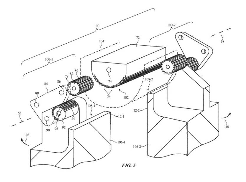 Foldable iPhone Hinge Patent