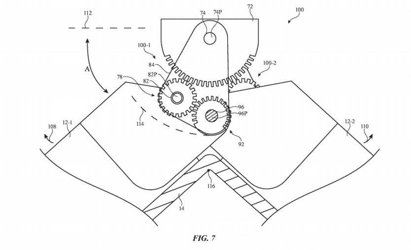 Foldable iPhone Hinge Patent