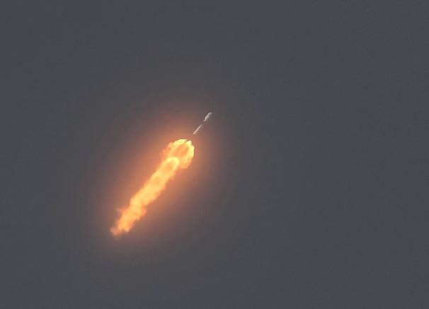 SpaceX rocket debris