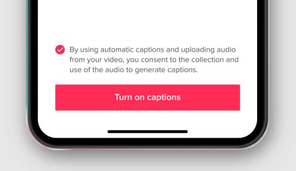 TikTok auto captions
