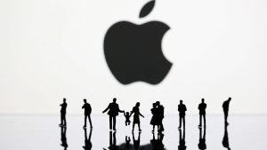 Mixed Reality Glasses Release Apple Logo Sign
