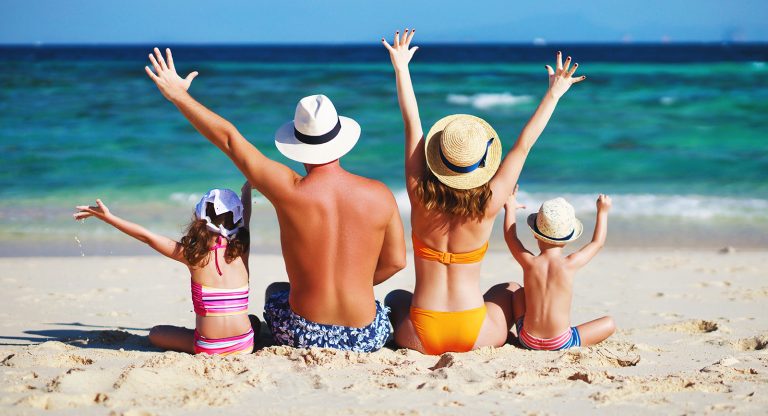 Family at the Beach