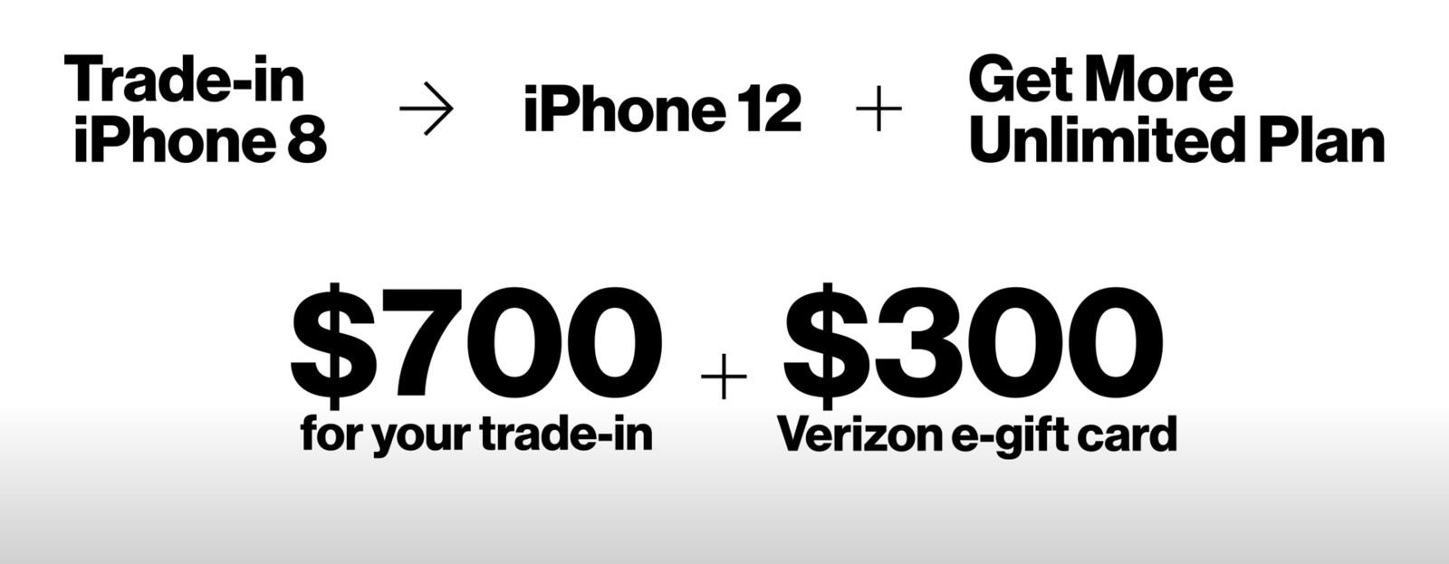 Verizon will give you up to 1,000 to trade in a broken phone and it