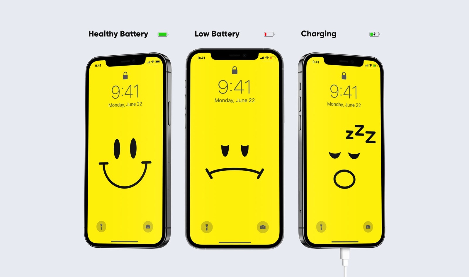 These Ingenious Iphone Wallpapers Ensure Your Battery Never Dies