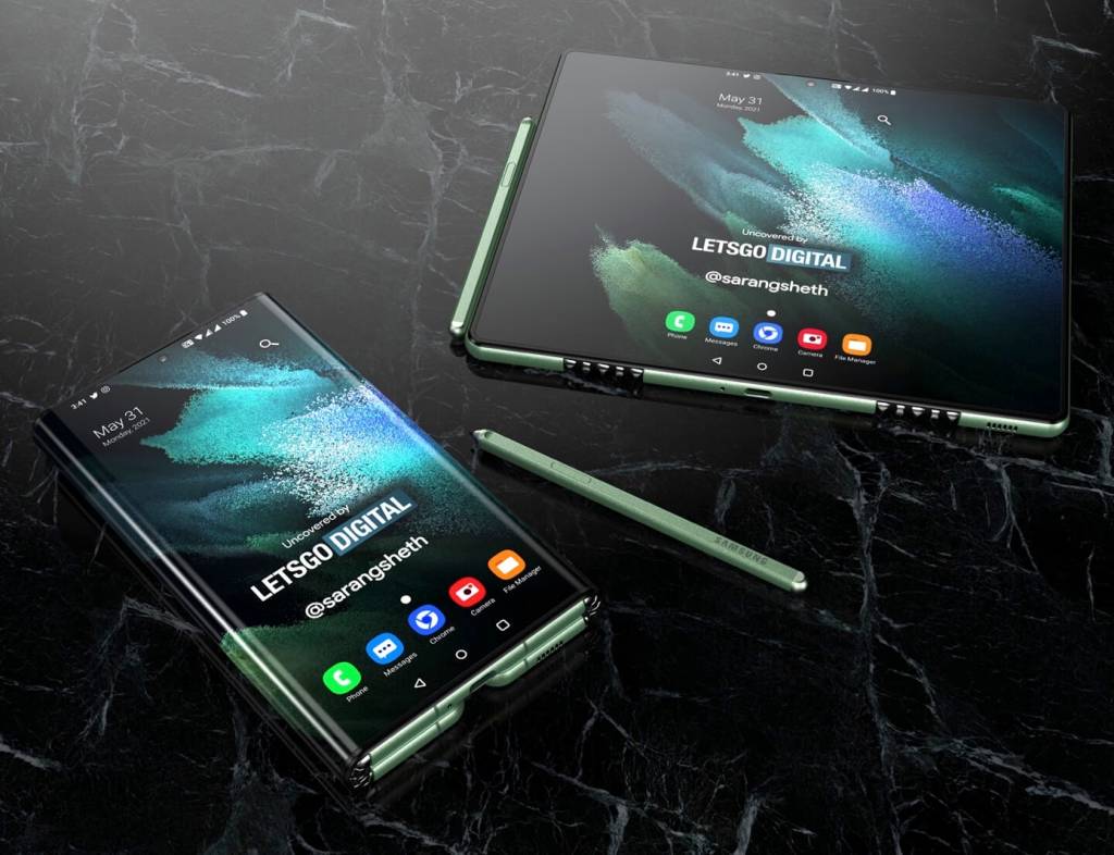 Galaxy Z Fold Tab Concept