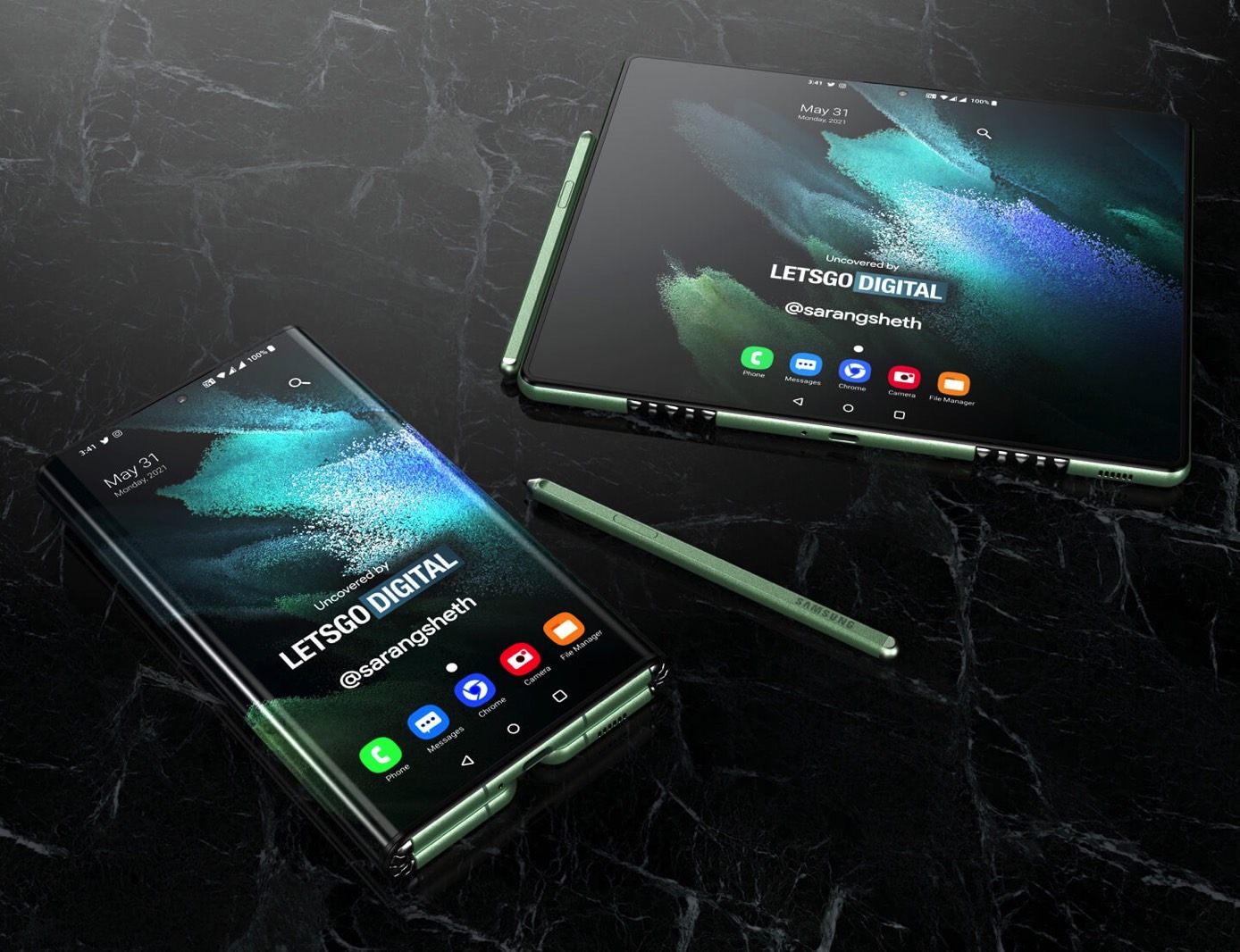 Samsung's First Foldable Tablet Looks Amazing In These Leaked Renders - Bgr