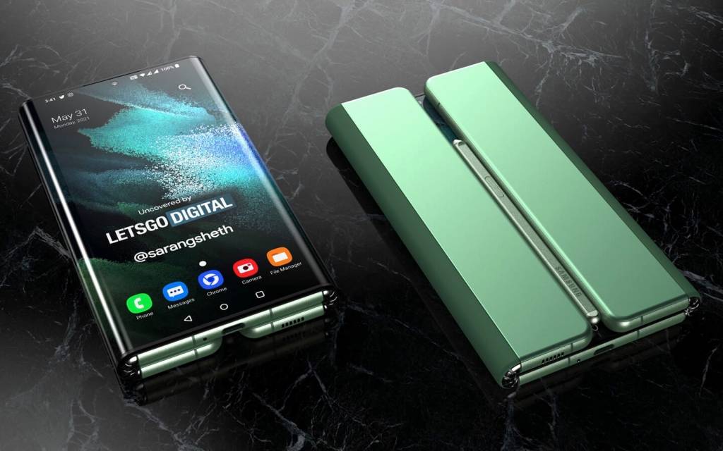 Galaxy Z Fold Tab Concept