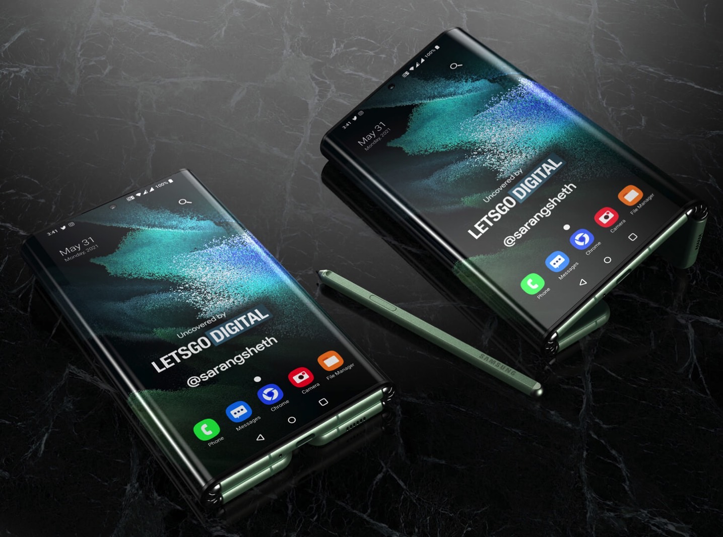 Samsung's first foldable tablet looks amazing in these leaked renders | BGR