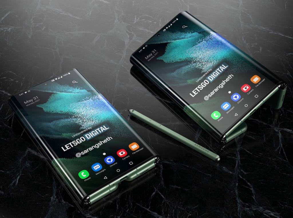 Galaxy Z Fold Tab Concept