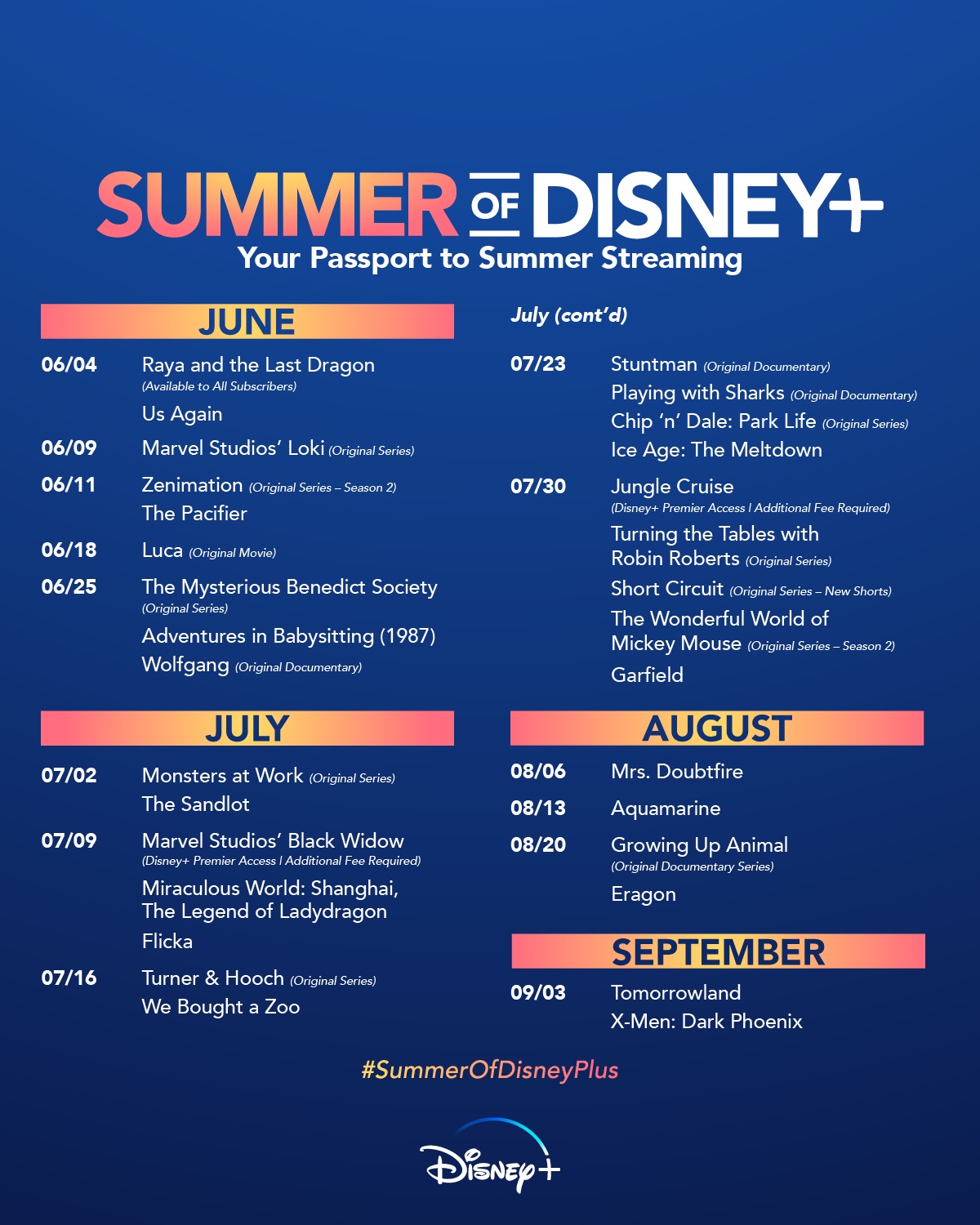 Disney Channel Schedule Archive