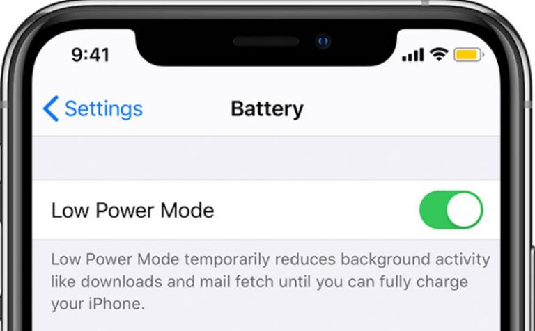 iPhone Low Power Mode