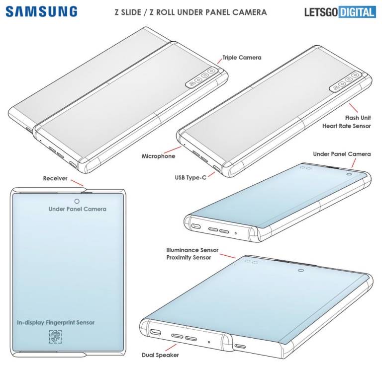 Galaxy Z Roll Patent