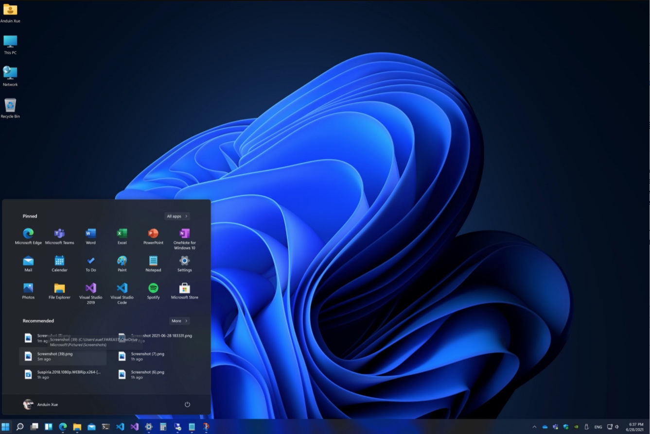 Windows 11 Dark Mode