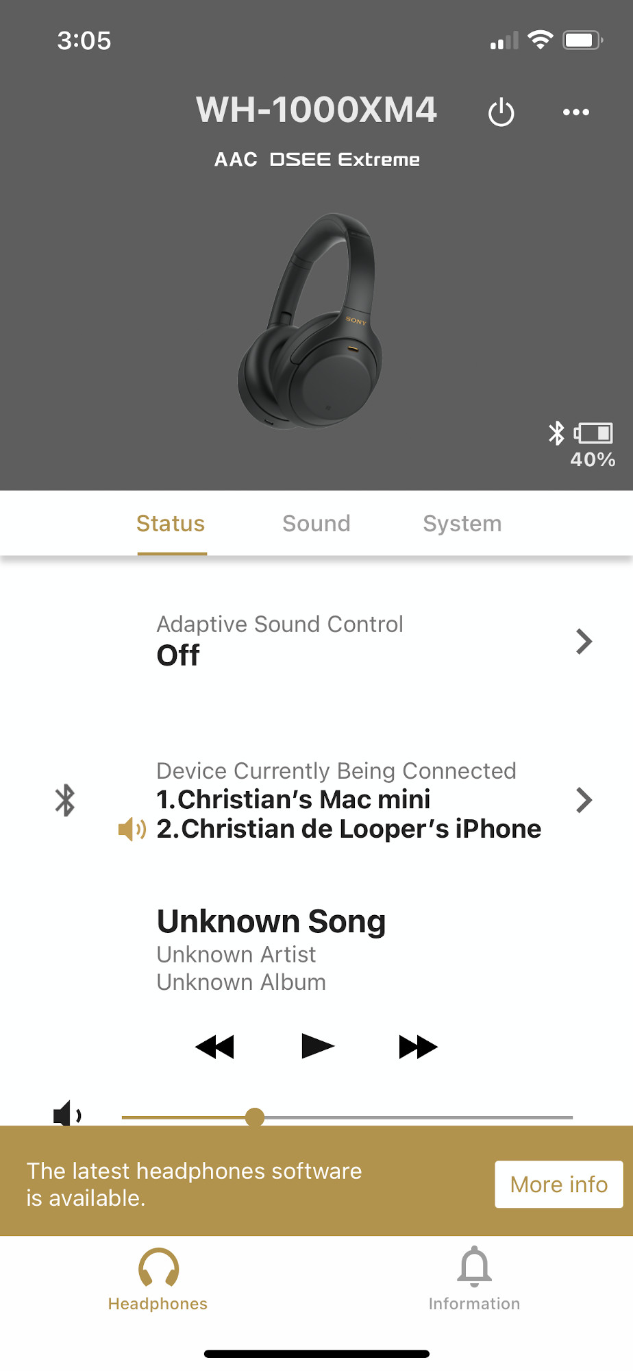 sony headphones app for mac