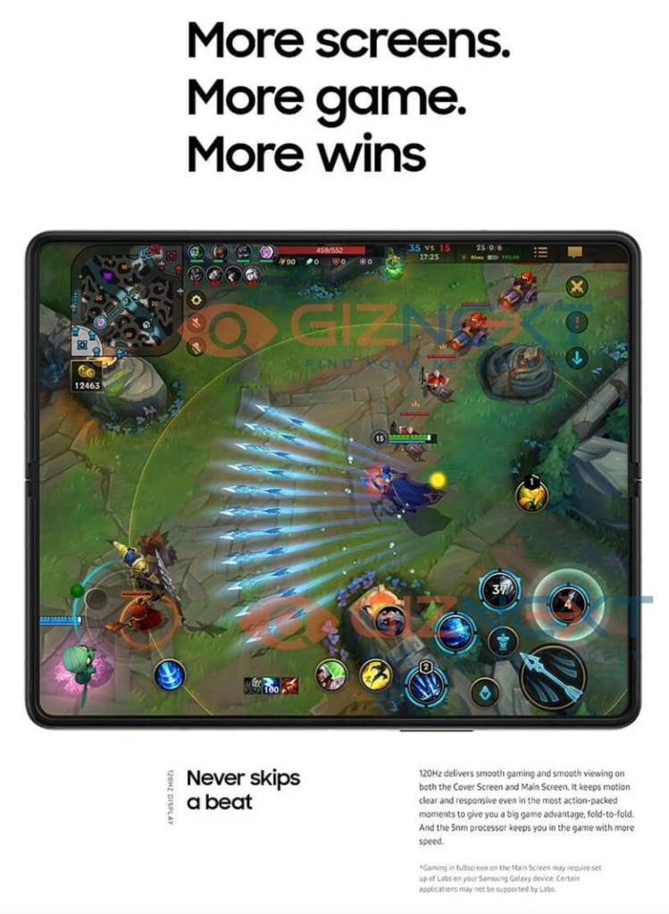 Galaxy Z Fold 3 Brochure Leak