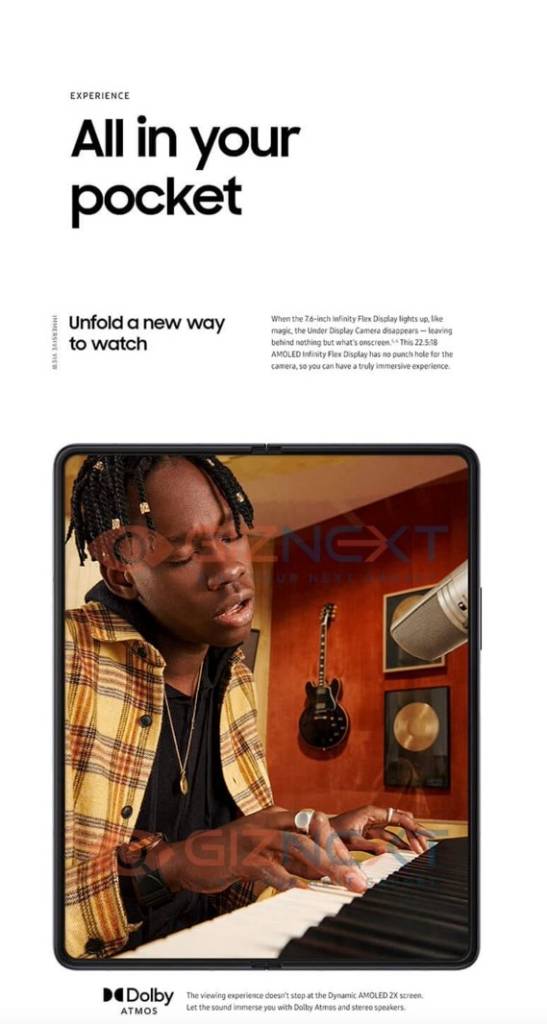 Galaxy Z Fold 3 Brochure Leak