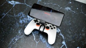 Google Stadia With Clip