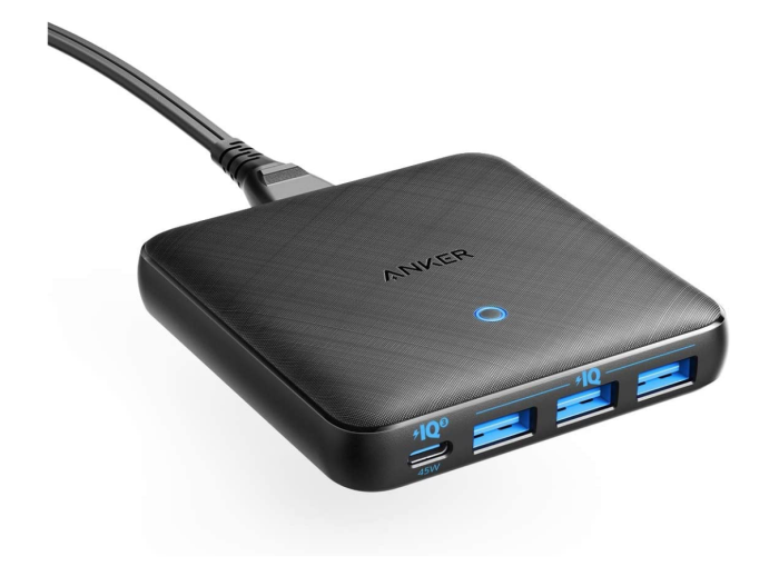 Anker Power Port plugged in